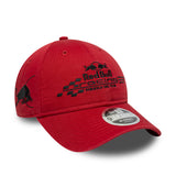 New Era 9Forty M-Crown F1 Oracle Red Bull Racing Washed Pinot Red