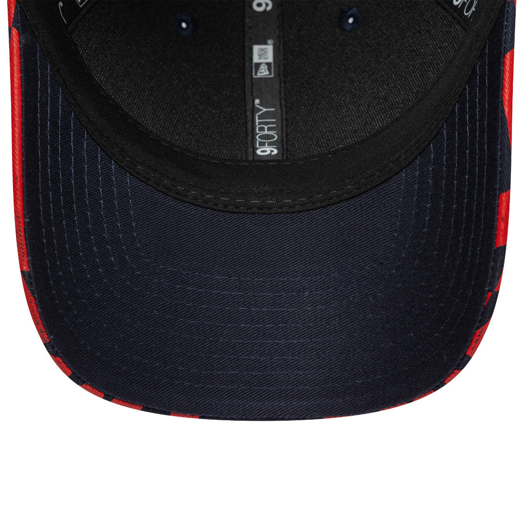 New Era 9Forty F1 Oracle Red Bull Racing Visor Print Navy
