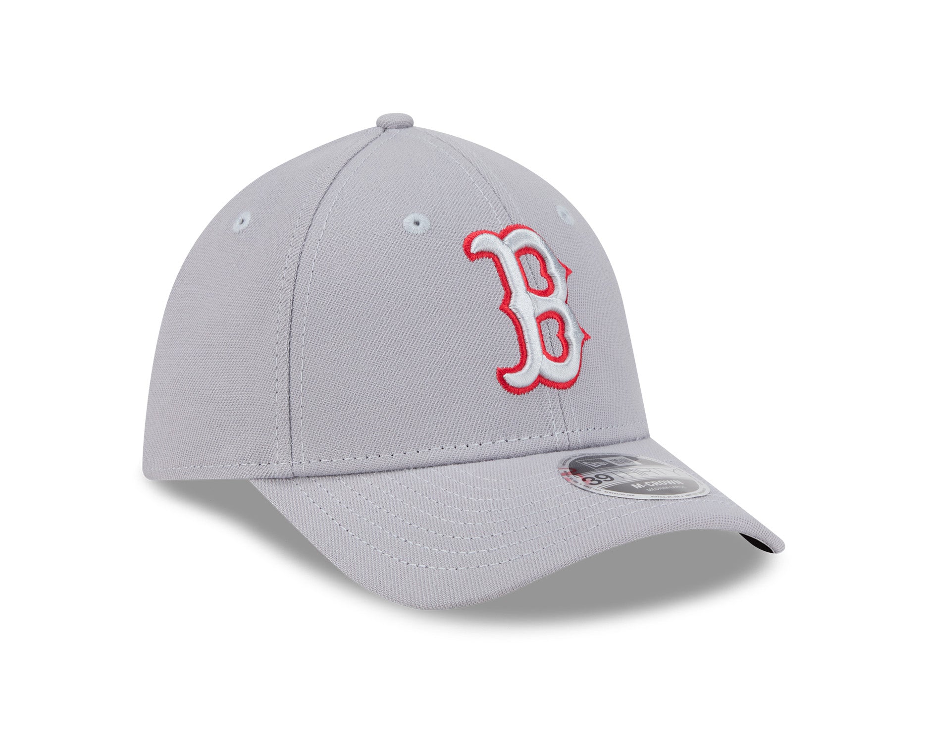 New Era 39Thirty M-Crown MLB Boston Red Sox Grey