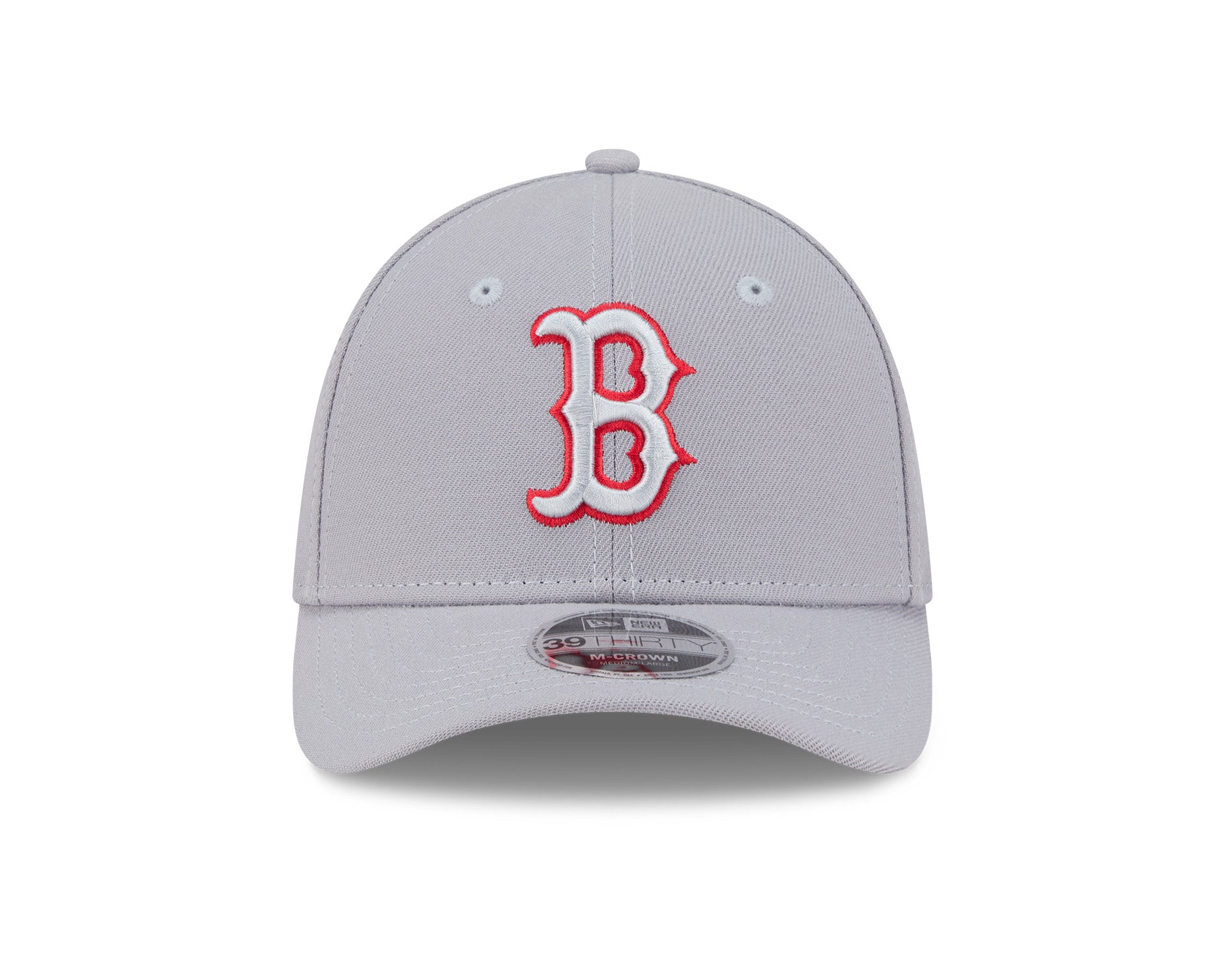New Era 39Thirty M-Crown MLB Boston Red Sox Grey