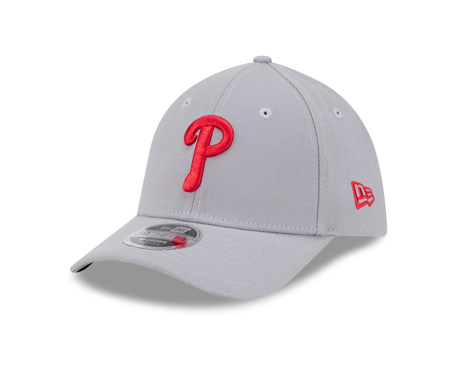 New Era 39Thirty M-Crown MLB Philadelphia Phillies Grey