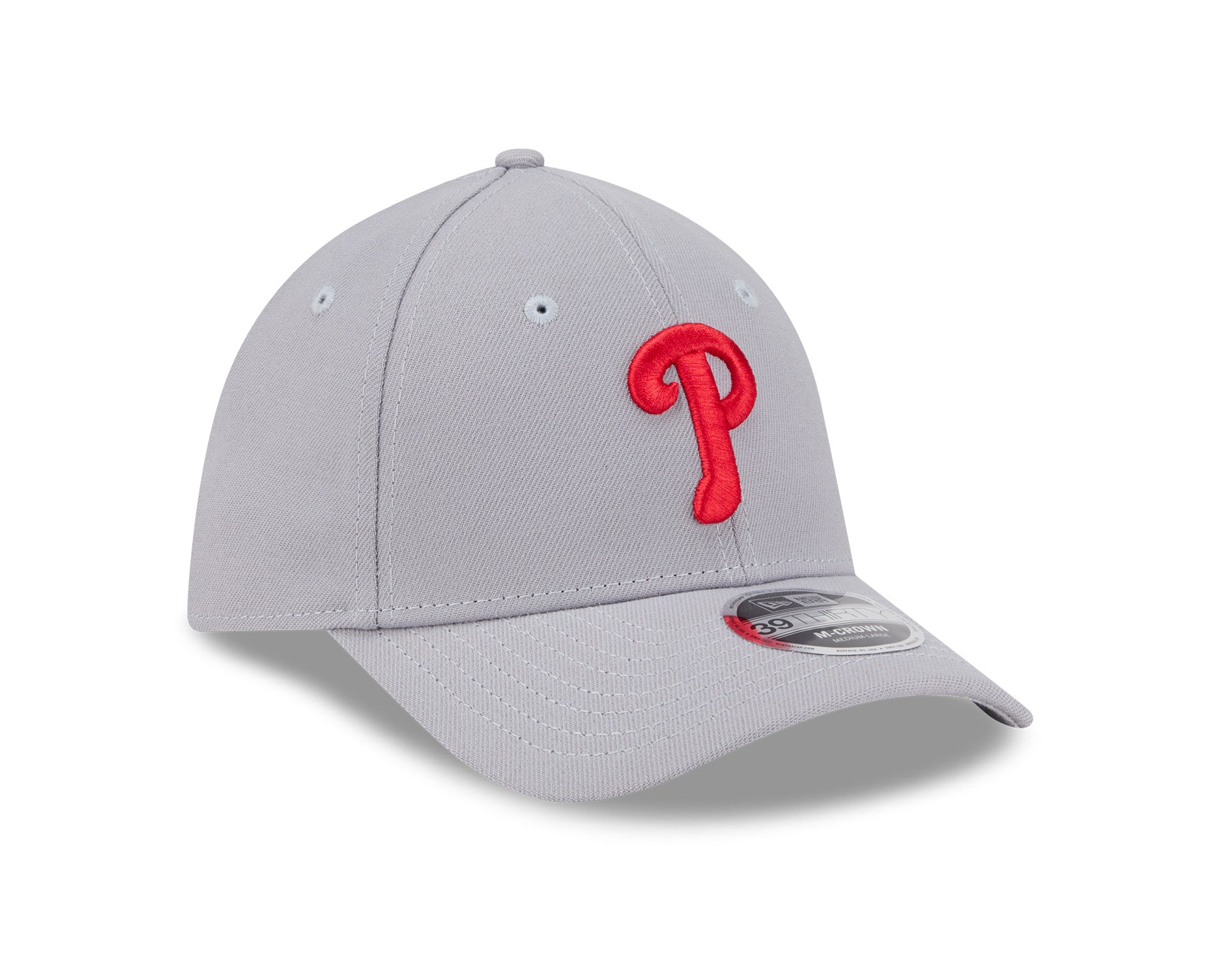New Era 39Thirty M-Crown MLB Philadelphia Phillies Grey