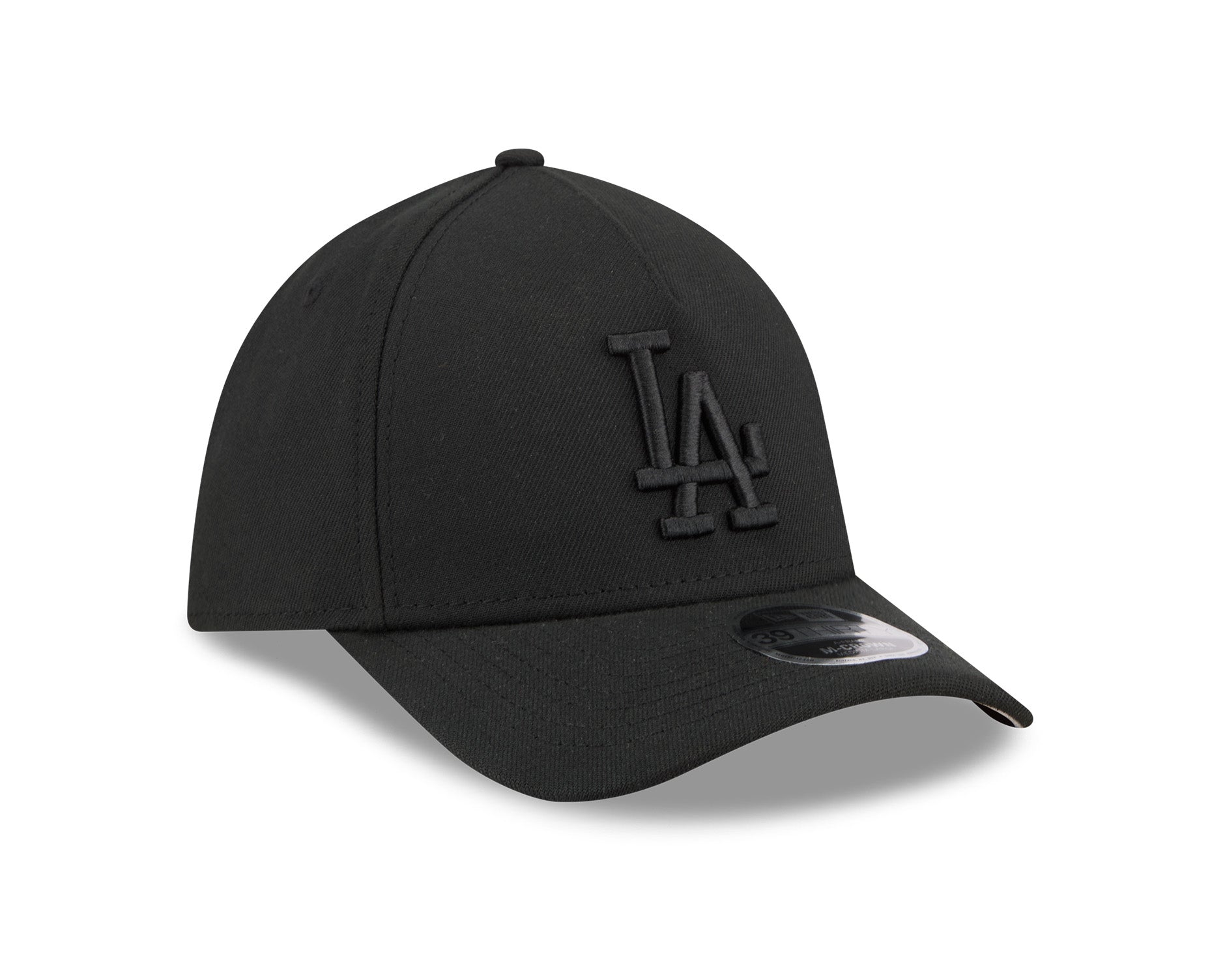 New Era 39Thirty M-Crown A-Frame MLB Los Angeles Dodgers Black on Black