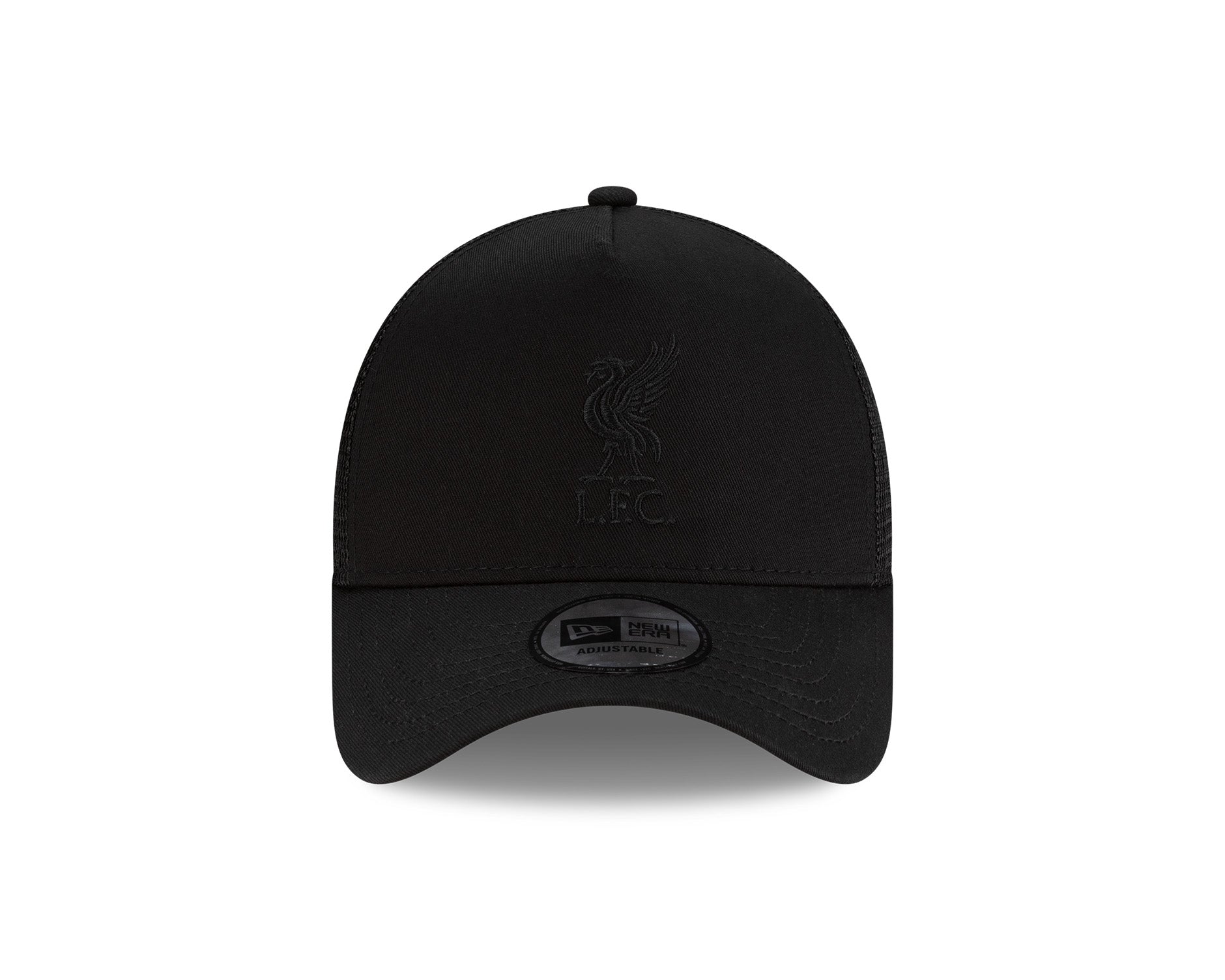 New Era 9Forty Trucker EPL Liverpool Black on Black