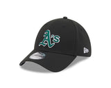 New Era 39Thirty MLB Black Team Infill Oakland Athletics