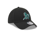 New Era 39Thirty MLB Black Team Infill Oakland Athletics