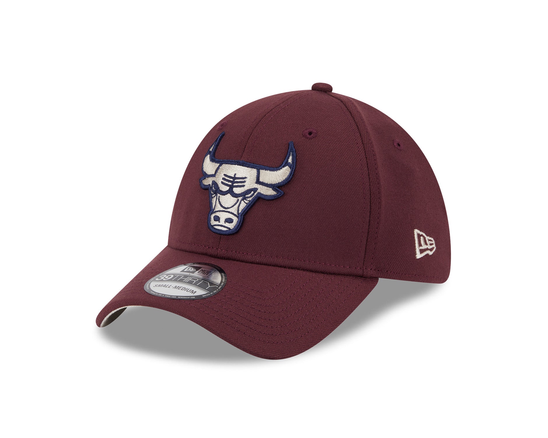 New Era 39Thirty NBA Chicago Bulls Maroon/Navy