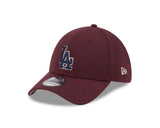 New Era 39Thirty MLB Los Angeles Dodgers Maroon/Navy