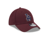 New Era 39Thirty MLB Los Angeles Dodgers Maroon/Navy