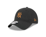 New Era 9Twenty MLB Washed Earth Tones New York Yankees Black