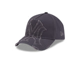 New Era 9Forty A-Frame MLB Oversized Distressed New York Yankees Graphite