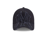 New Era 9Forty A-Frame MLB Oversized Distressed New York Yankees Navy