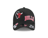 New Era 9Forty A-Frame NBA All Over Chicago Bulls Black
