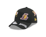 New Era 9Forty A-Frame NBA All Over Los Angeles Lakers Black