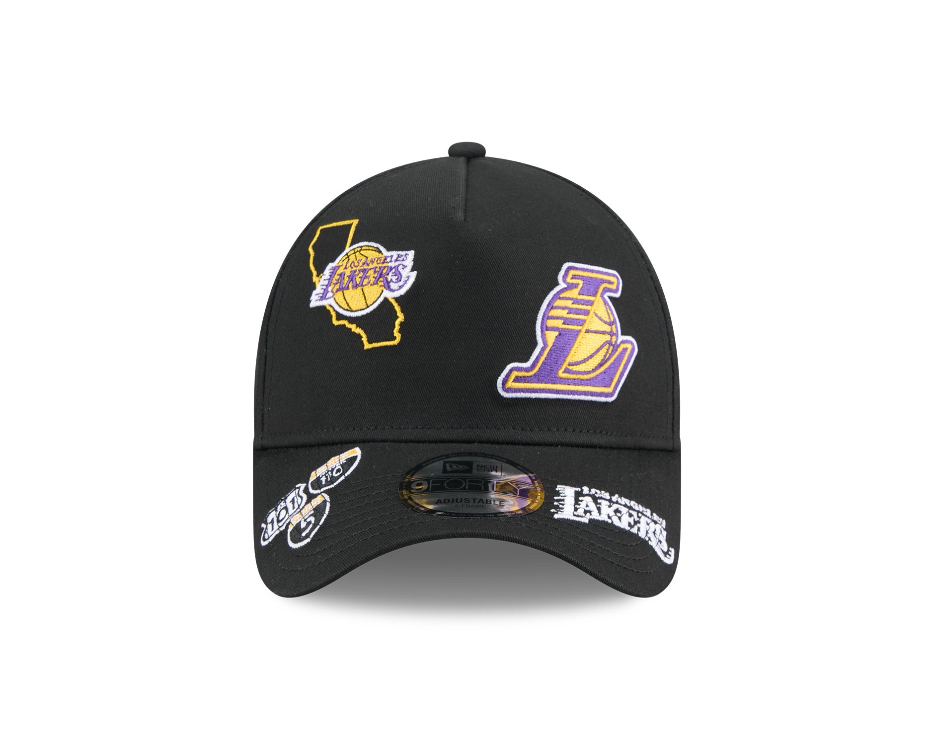 New Era 9Forty A-Frame NBA All Over Los Angeles Lakers Black