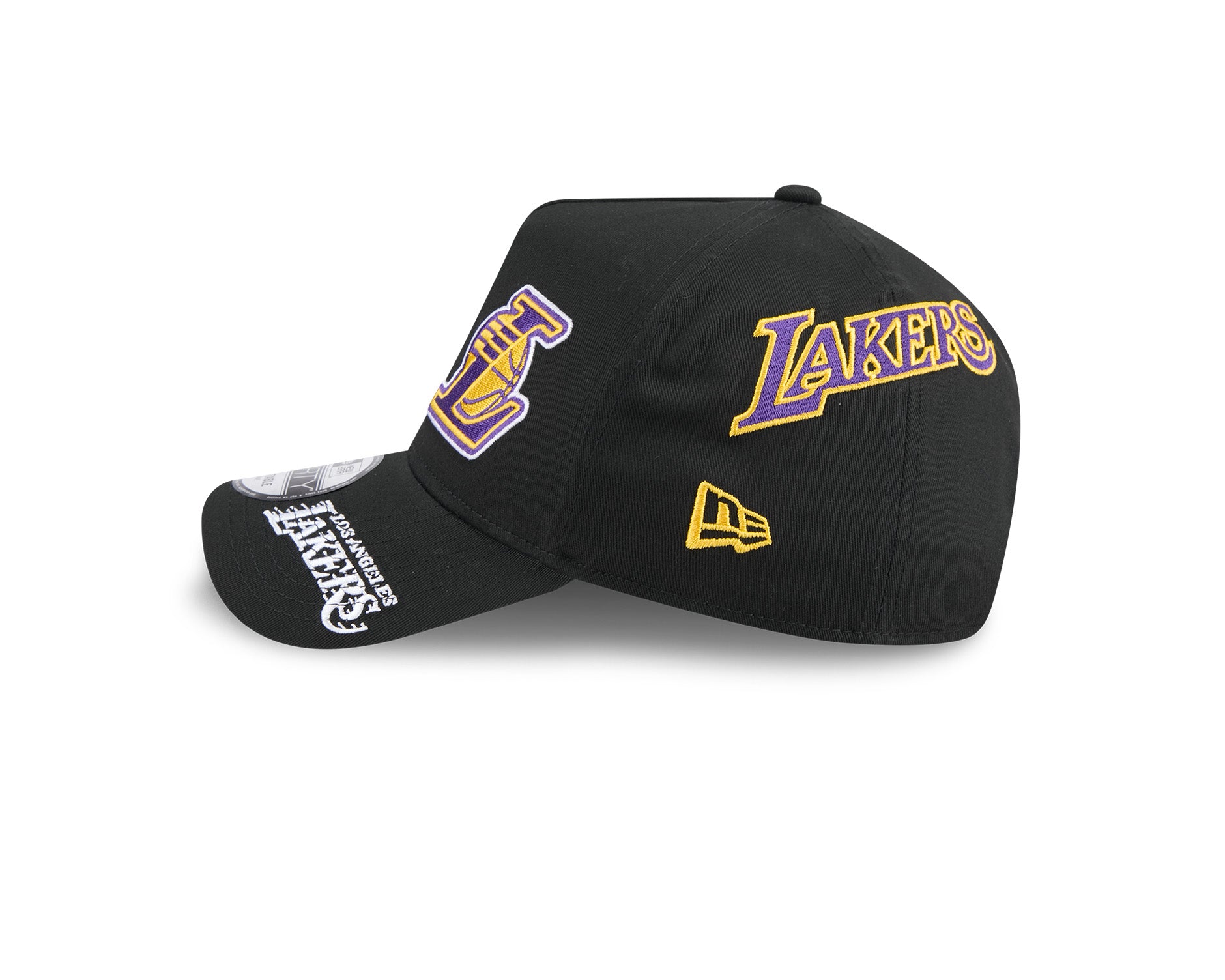 New Era 9Forty A-Frame NBA All Over Los Angeles Lakers Black