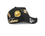 New Era 9Forty A-Frame NBA All Over Los Angeles Lakers Black