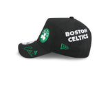 New Era 9Forty A-Frame NBA All Over Boston Celtics Black