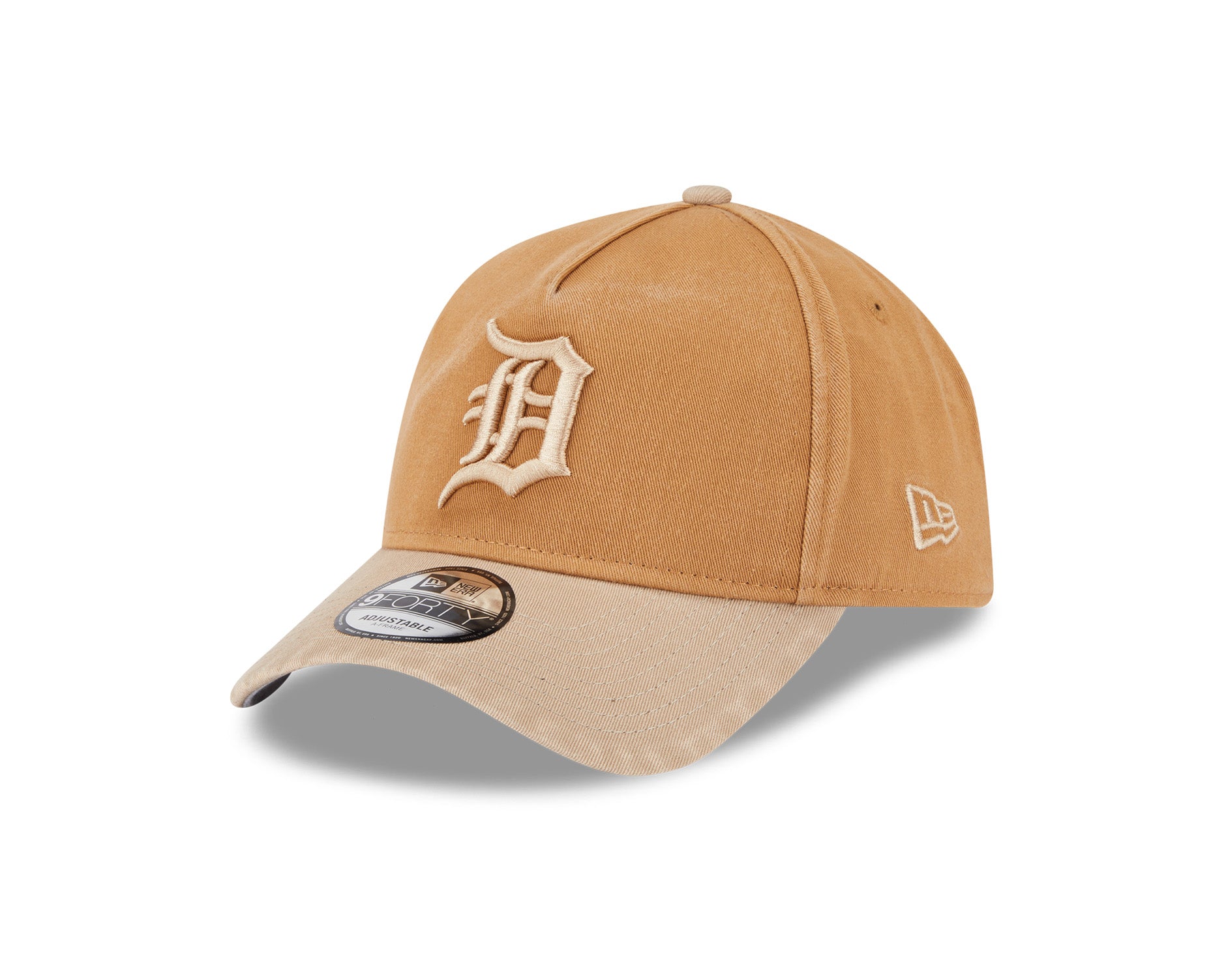 New Era 9Forty A-Frame MLB Washed Earthtones Detroit Tigers Wheat