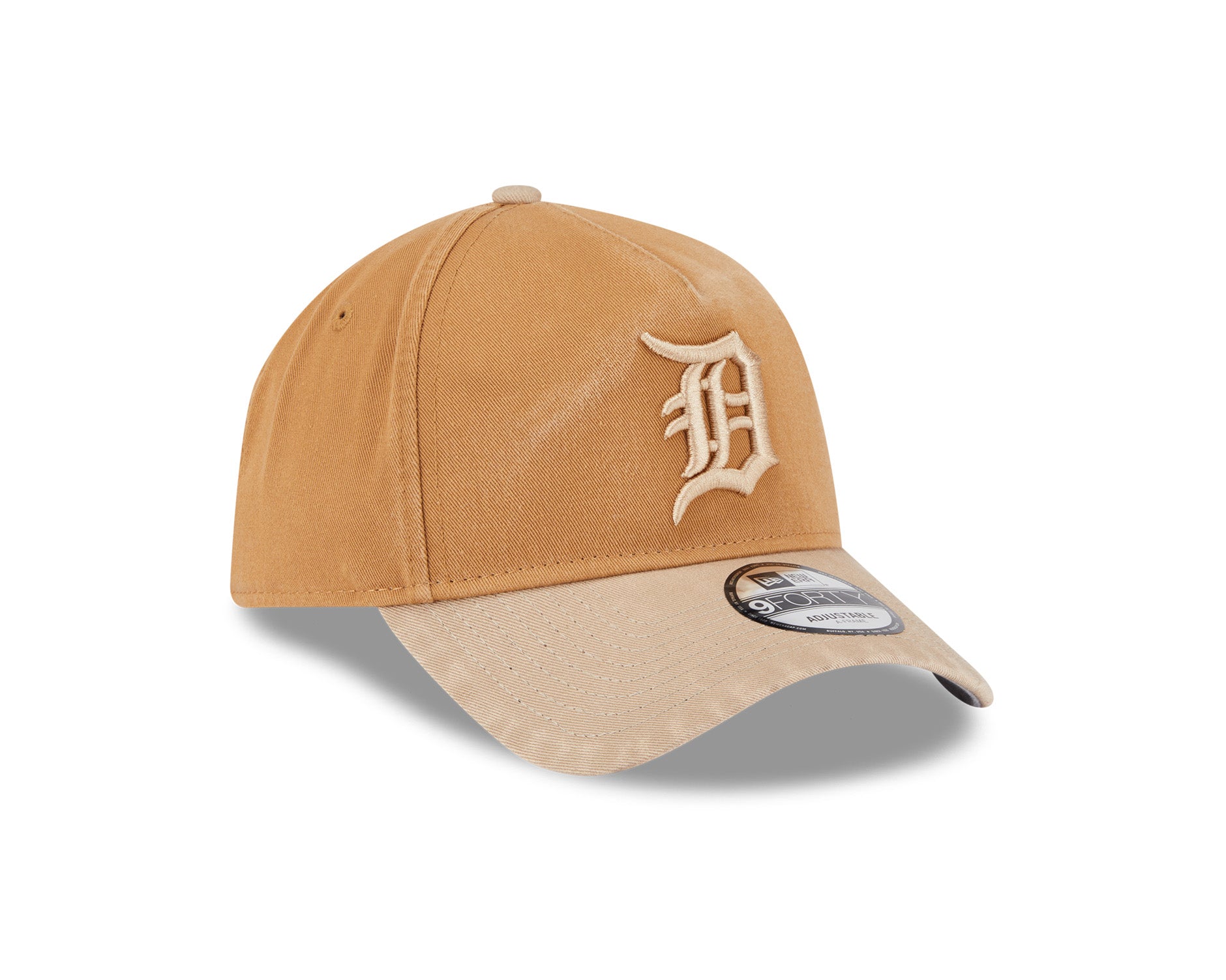 New Era 9Forty A-Frame MLB Washed Earthtones Detroit Tigers Wheat