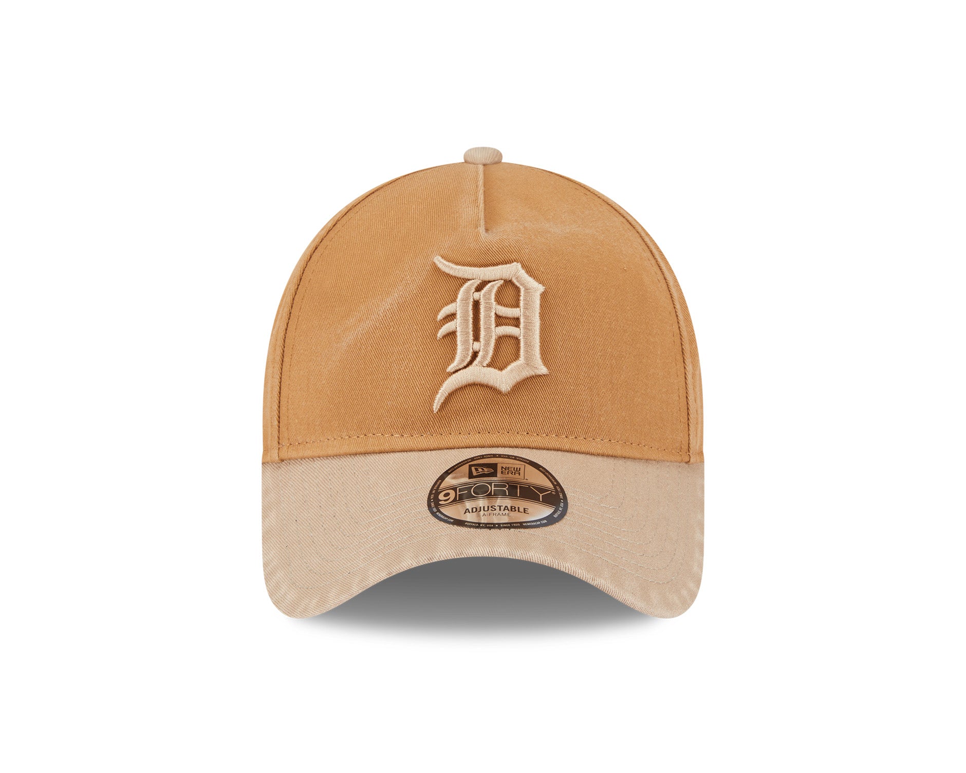 New Era 9Forty A-Frame MLB Washed Earthtones Detroit Tigers Wheat