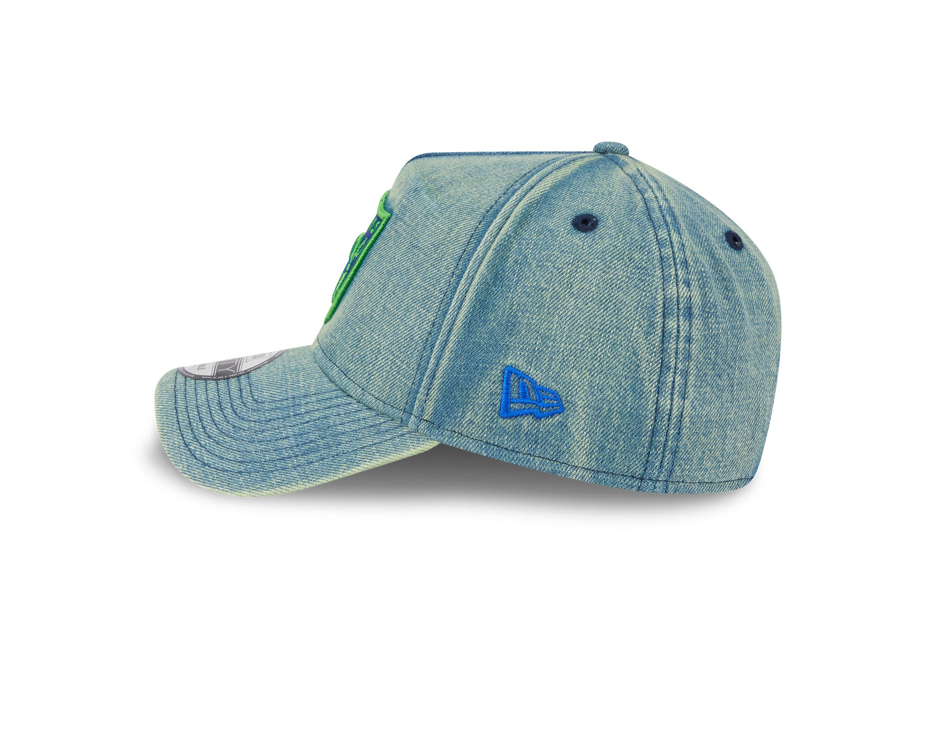 New Era 9Forty A-Frame NFL Green Acid Denim Las Vegas Raiders