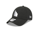 New Era 9Forty MLB Liquid Metal Los Angeles Dodgers Black