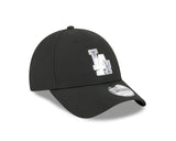 New Era 9Forty MLB Liquid Metal Los Angeles Dodgers Black