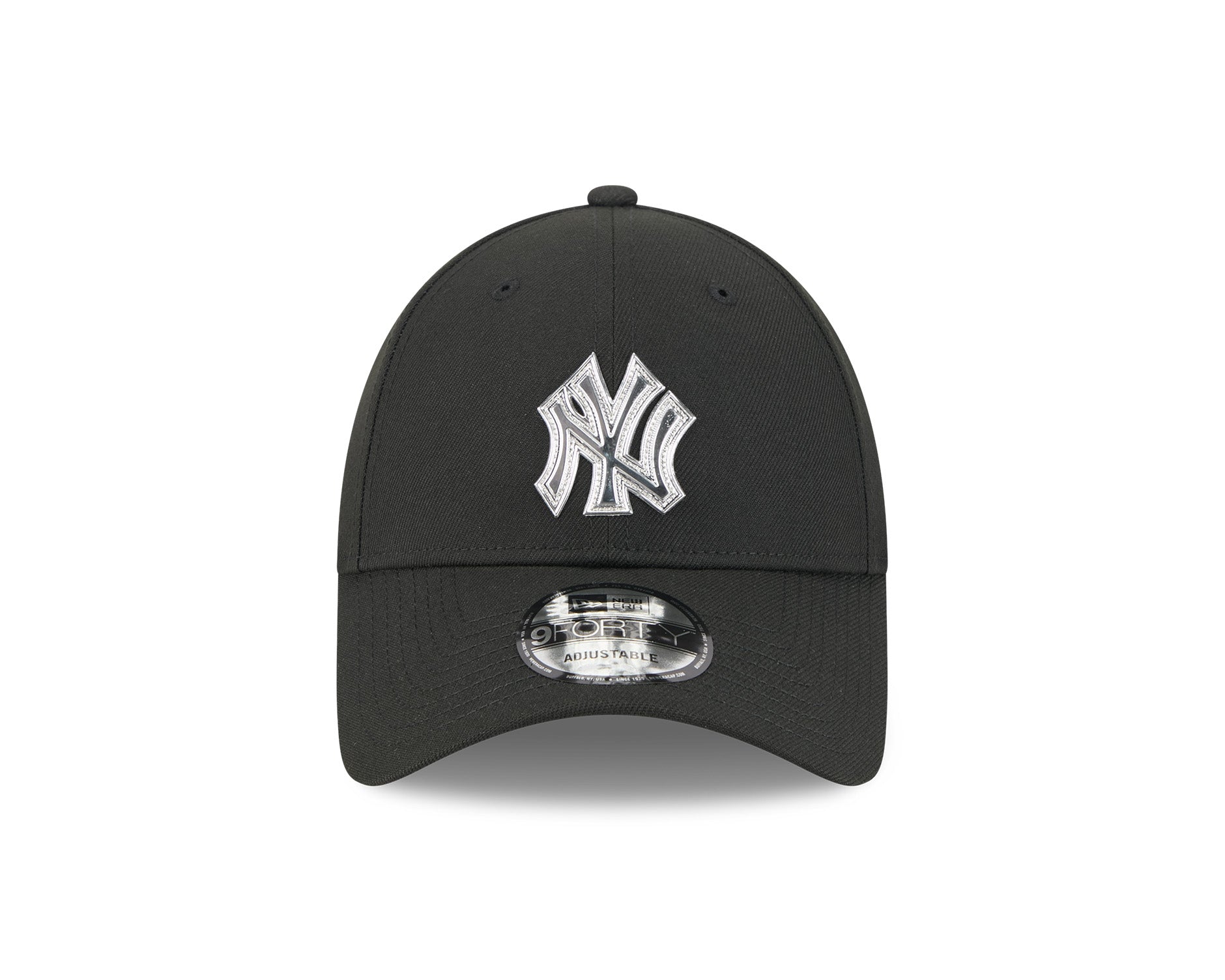 New Era 9Forty MLB Liquid Metal New York Yankees Black