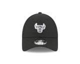 New Era 9Forty NBA Liquid Metal Chicago Bulls Black