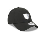 New Era 9Forty NFL Liquid Metal Las Vegas Raiders Black