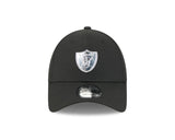 New Era 9Forty NFL Liquid Metal Las Vegas Raiders Black