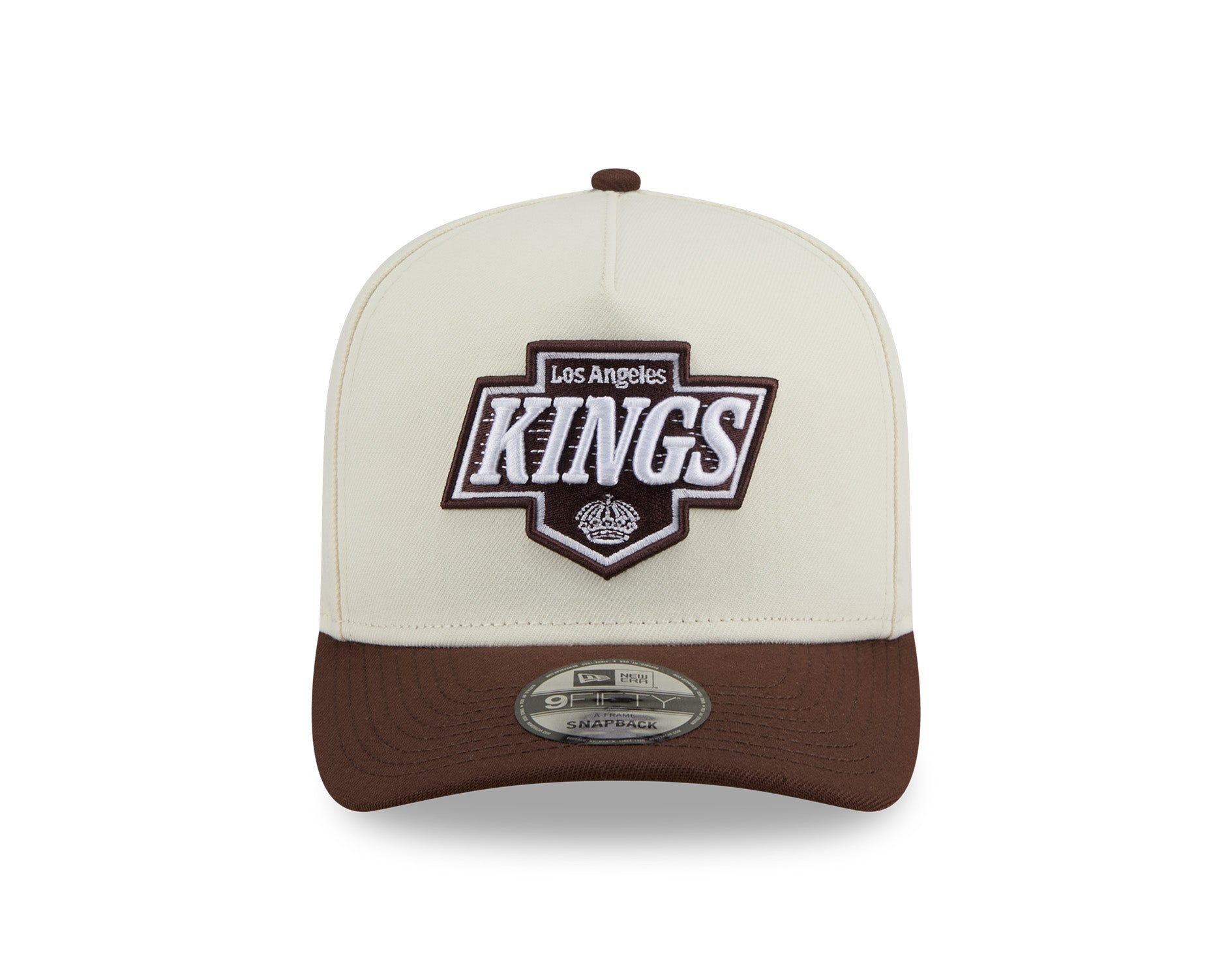 New Era 9Fifty A-Frame Chocolate Egg NHL Los Angeles Kings Chrome White/Chocolate