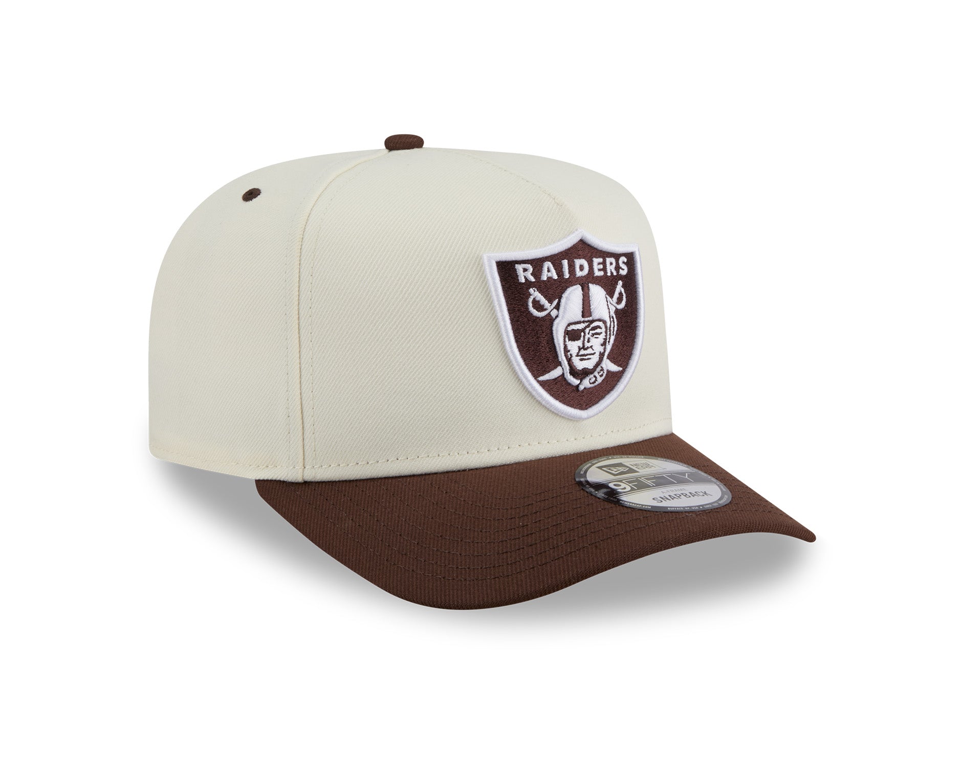 New Era 9Fifty A-Frame Chocolate Egg NFL Las Vegas Raiders White/Chocolate