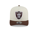 New Era 9Fifty A-Frame Chocolate Egg NFL Las Vegas Raiders White/Chocolate