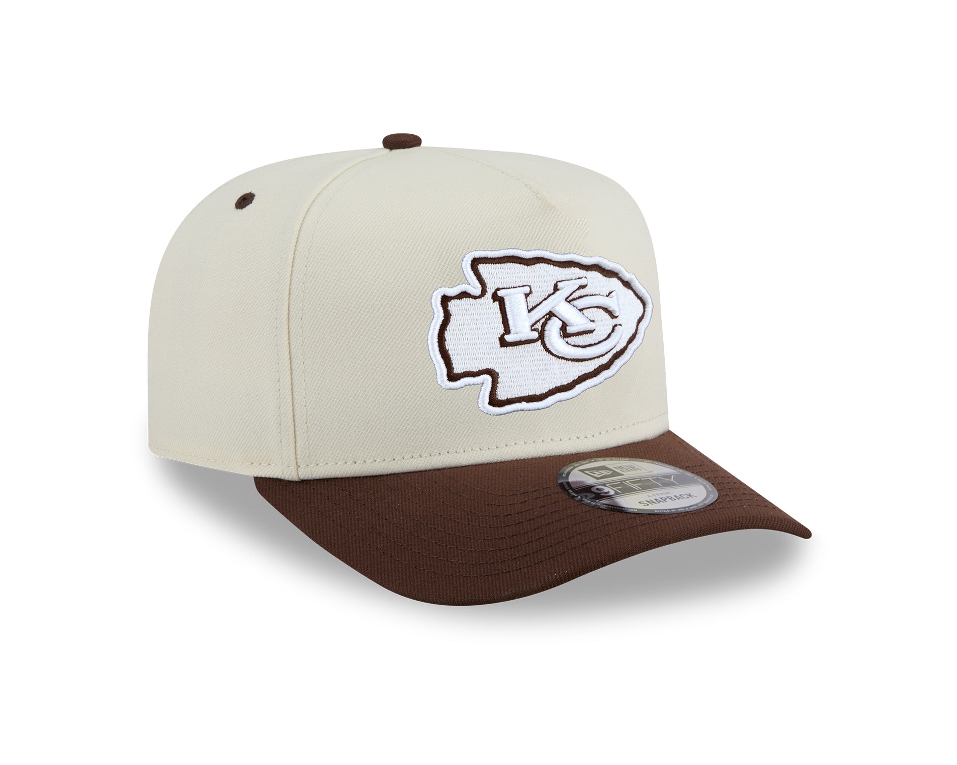 New Era 9Fifty A-Frame Chocolate Egg NFL Kansas City Chiefs White/Chocolate