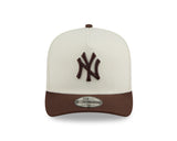 New Era 9Fifty A-Frame Chocolate Egg MLB New York Yankees Chrome White/Chocolate