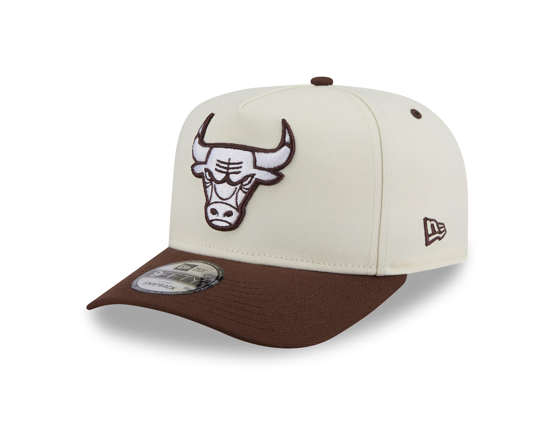 New Era 9Fifty A-Frame Chocolate Egg NBA Chicago Bulls White/Chocolate