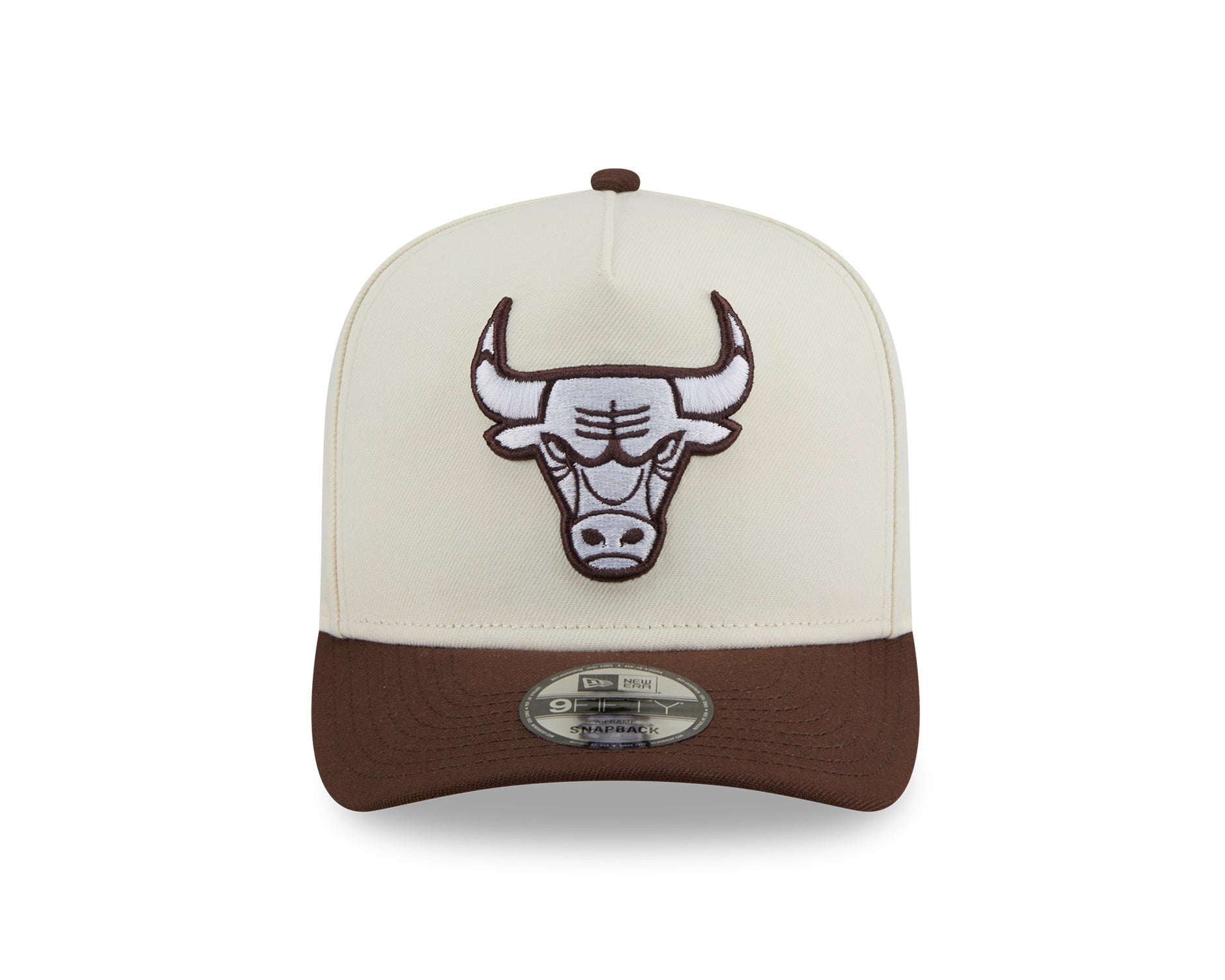 New Era 9Fifty A-Frame Chocolate Egg NBA Chicago Bulls White/Chocolate