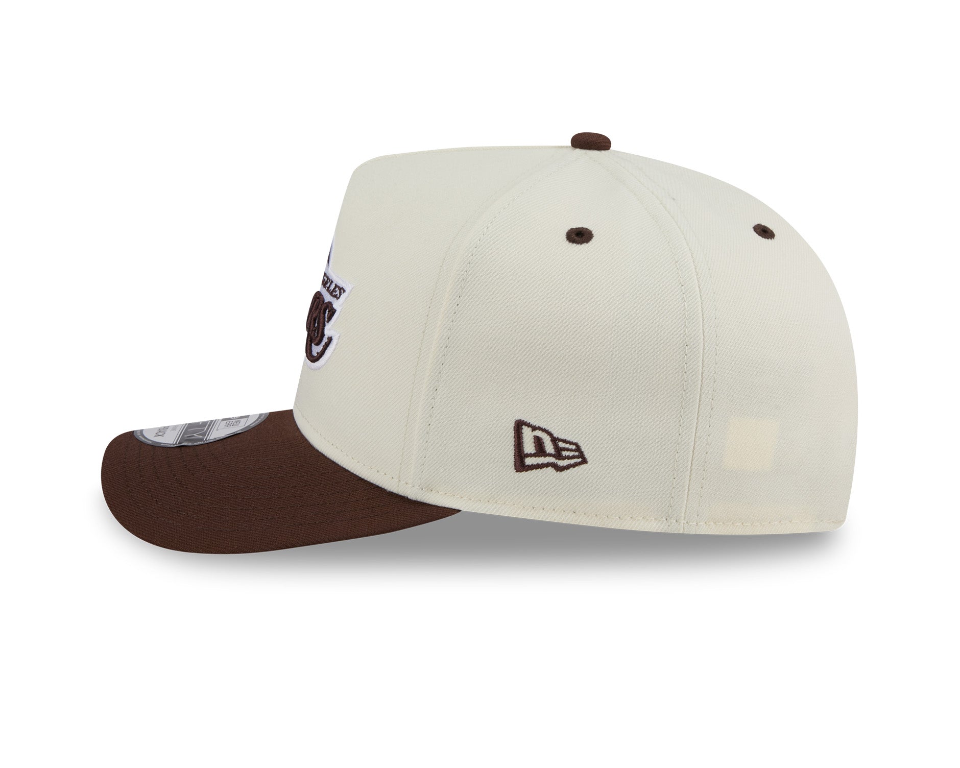 New Era 9Fifty A-Frame Chocolate Egg NBA Los Angeles Lakers White/Chocolate