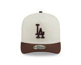 New Era 9Fifty A-Frame Chocolate Egg MLB Los Angeles Dodgers Chrome White/Chocolate