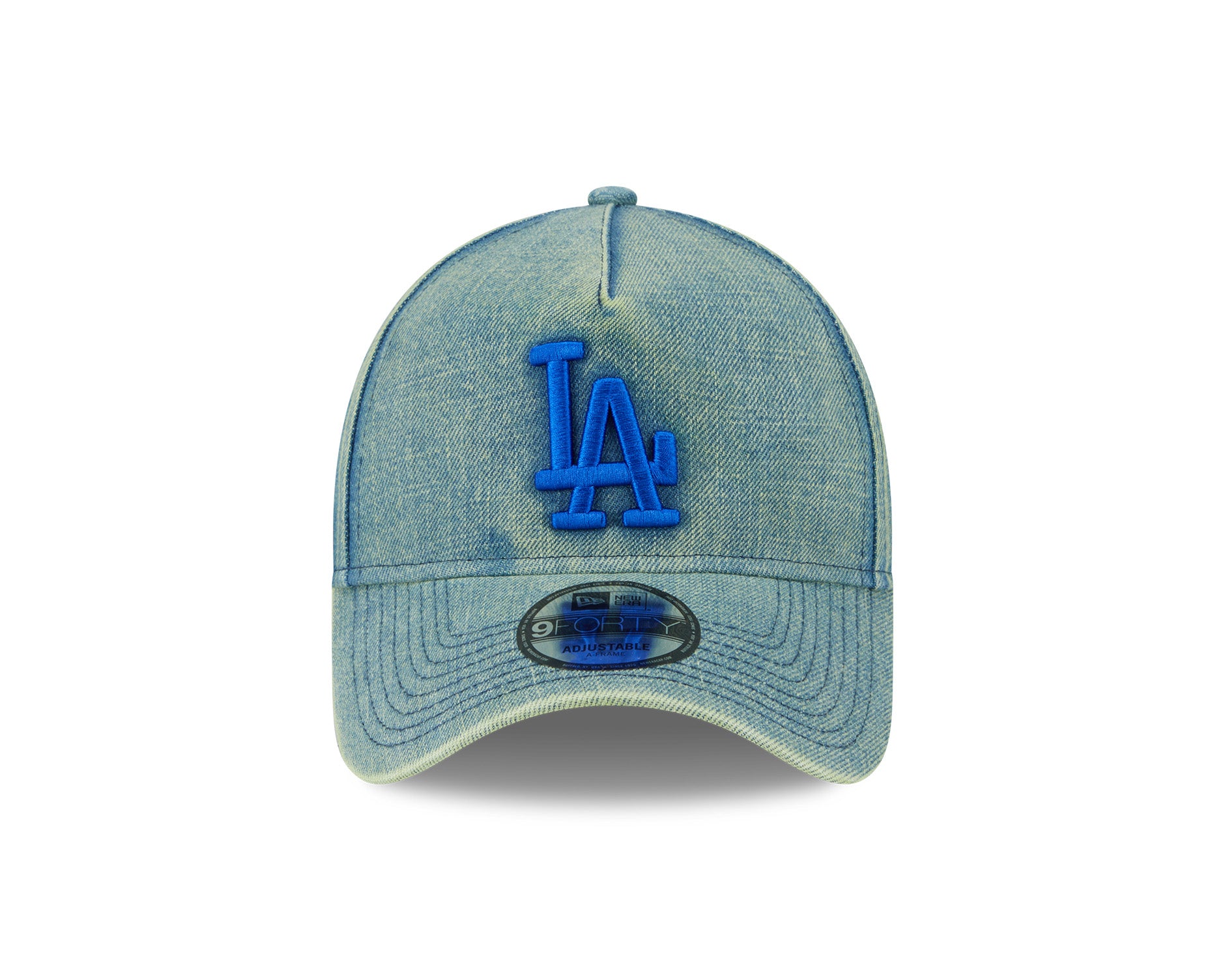 New Era 9Forty A-Frame MLB Green Acid Denim Los Angeles Dodgers
