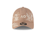 New Era 9Twenty Australian Open 2026 Native Floral Timeless Taupe