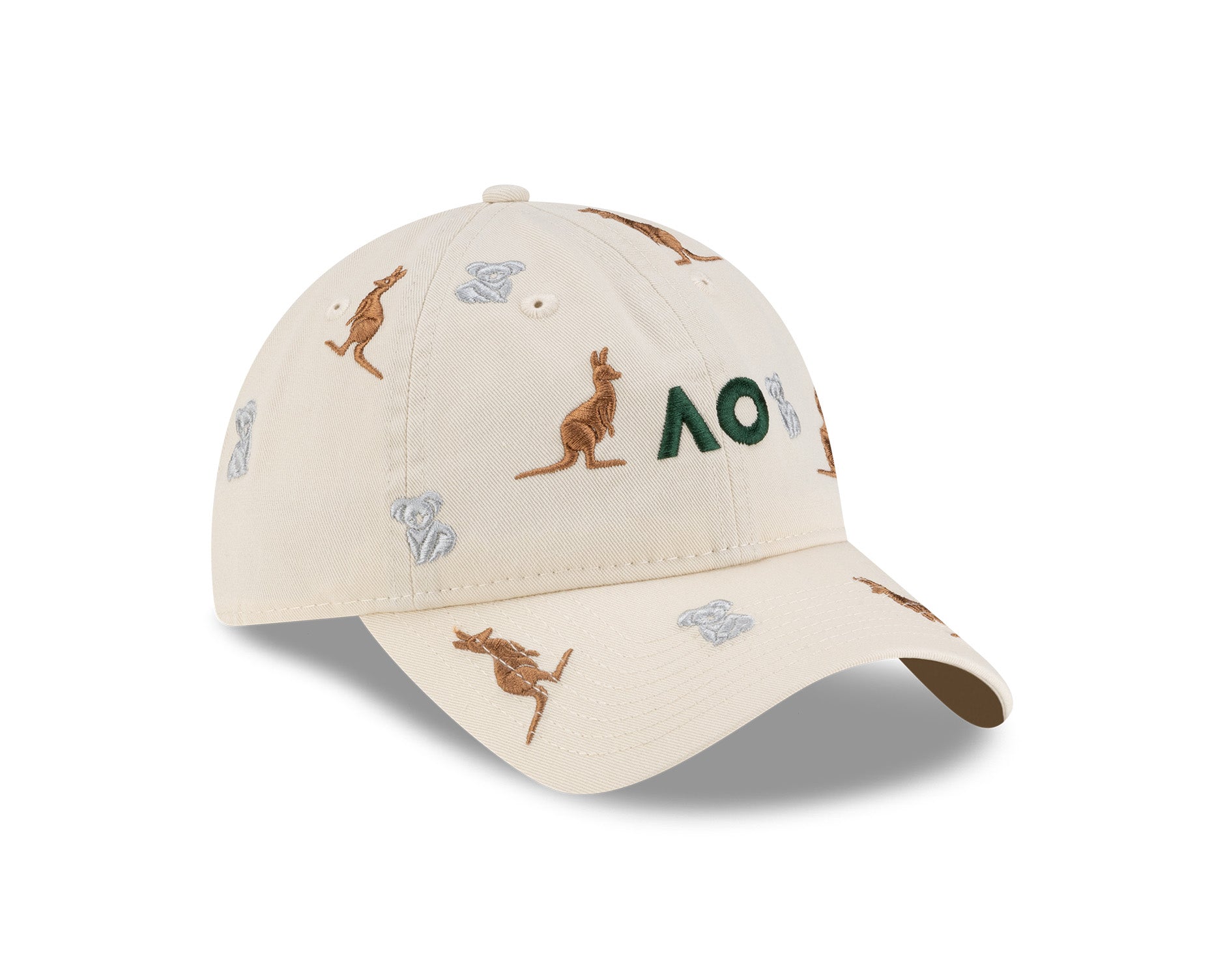 New Era 9Twenty Australian Open 2026 Icons Light Cream