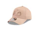 New Era 9Forty A-Frame Australian Open 2026 Seasonal Tonal Timeless Taupe