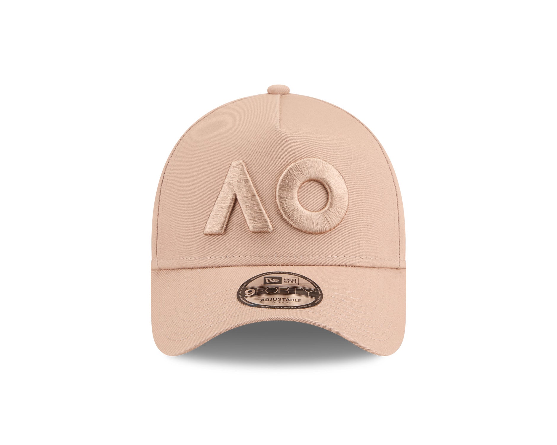 New Era 9Forty A-Frame Australian Open 2026 Seasonal Tonal Timeless Taupe