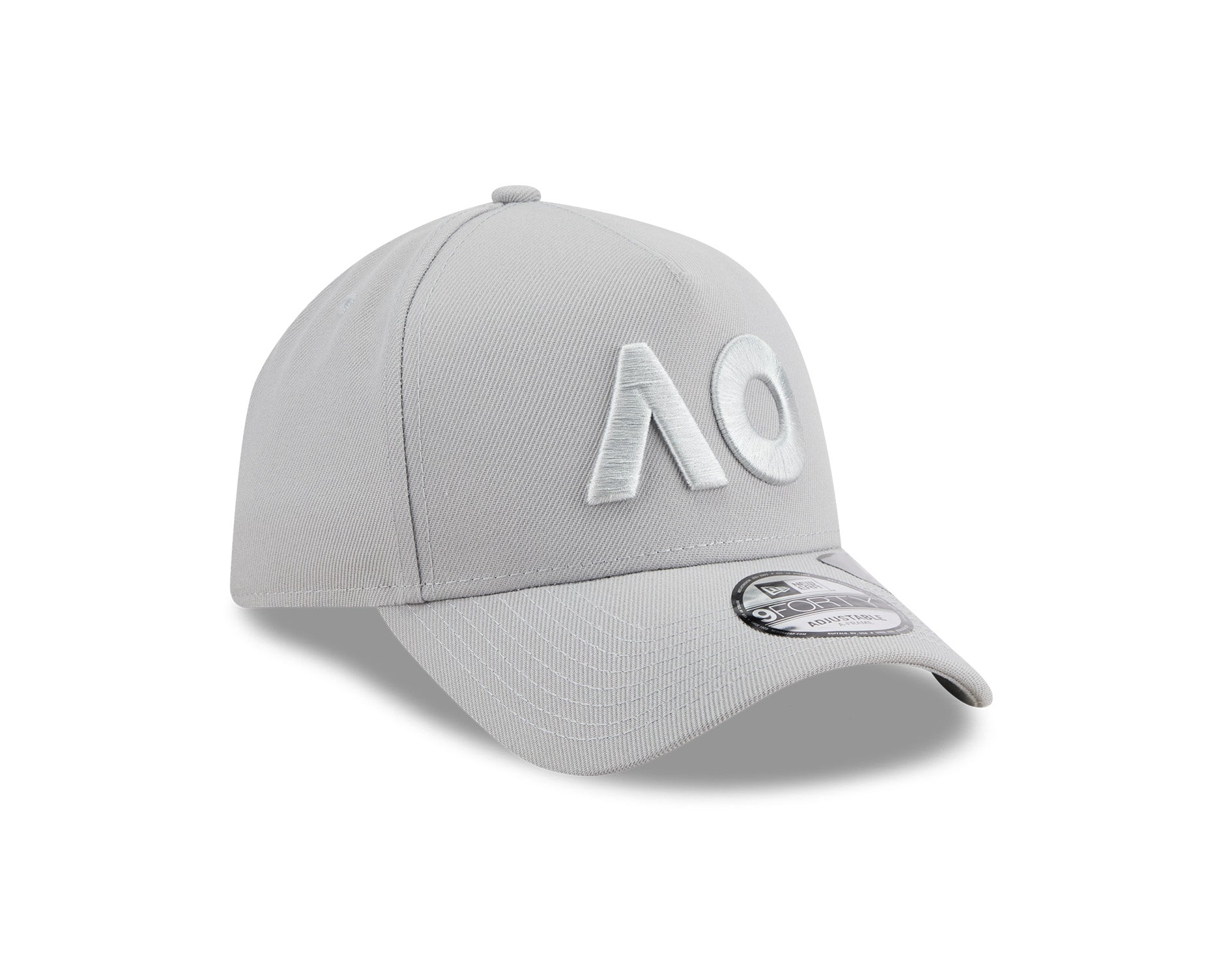 New Era 9Forty A-Frame Australian Open 2026 Core Tonal Grey