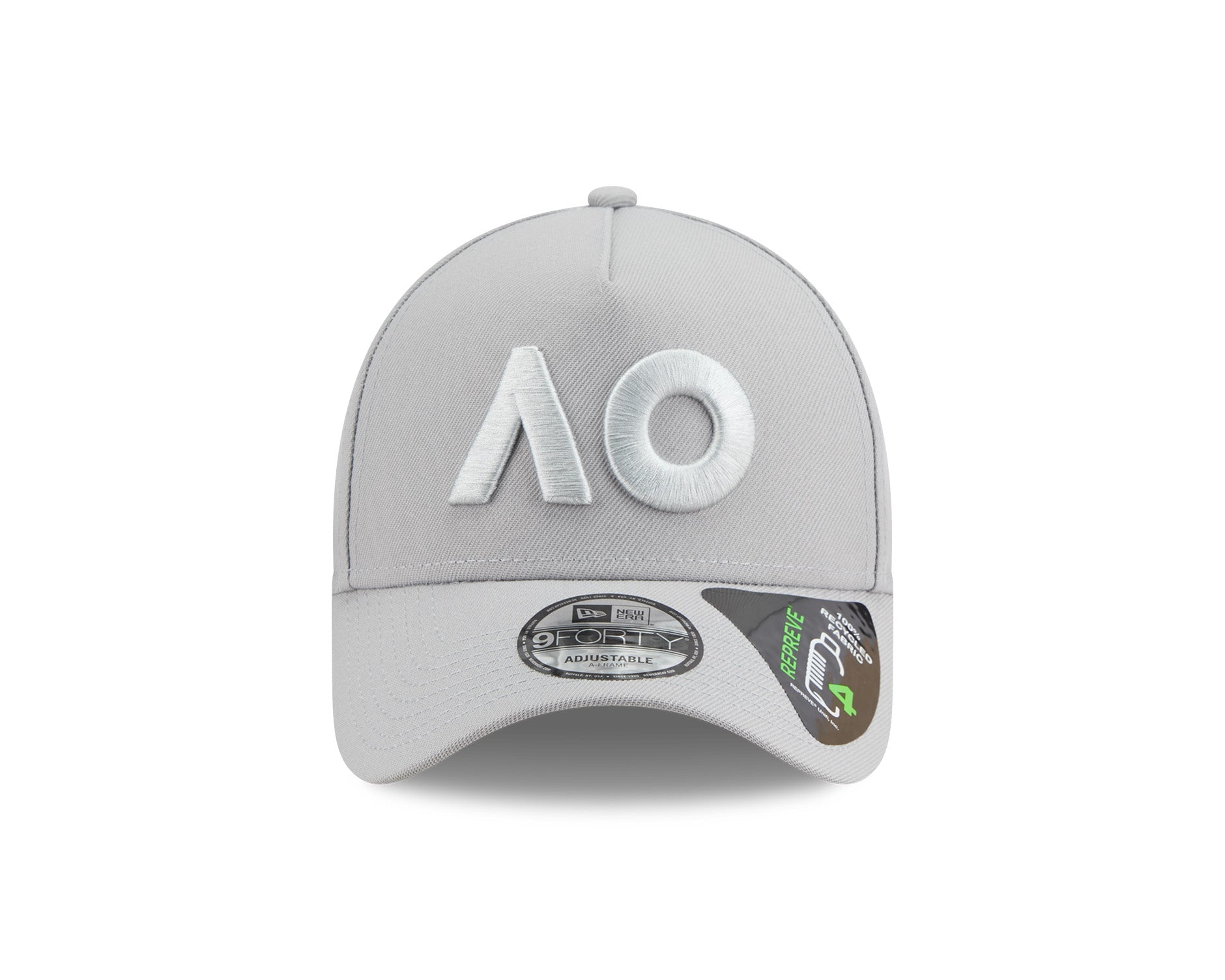 New Era 9Forty A-Frame Australian Open 2026 Core Tonal Grey