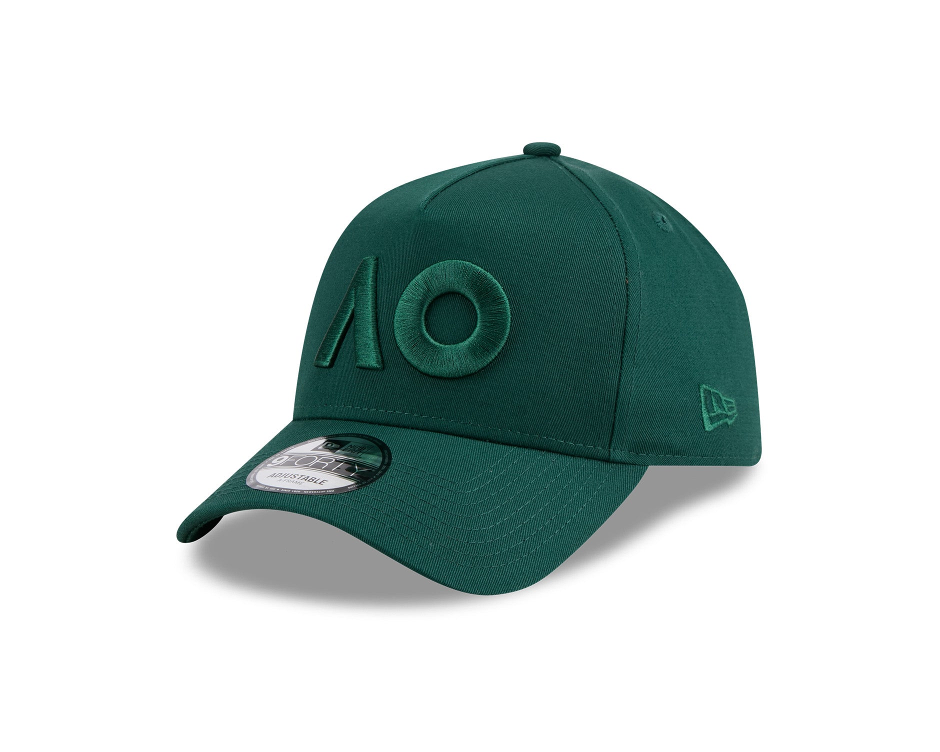 New Era 9Forty A-Frame Australian Open 2026 Seasonal Tonal Dark Green