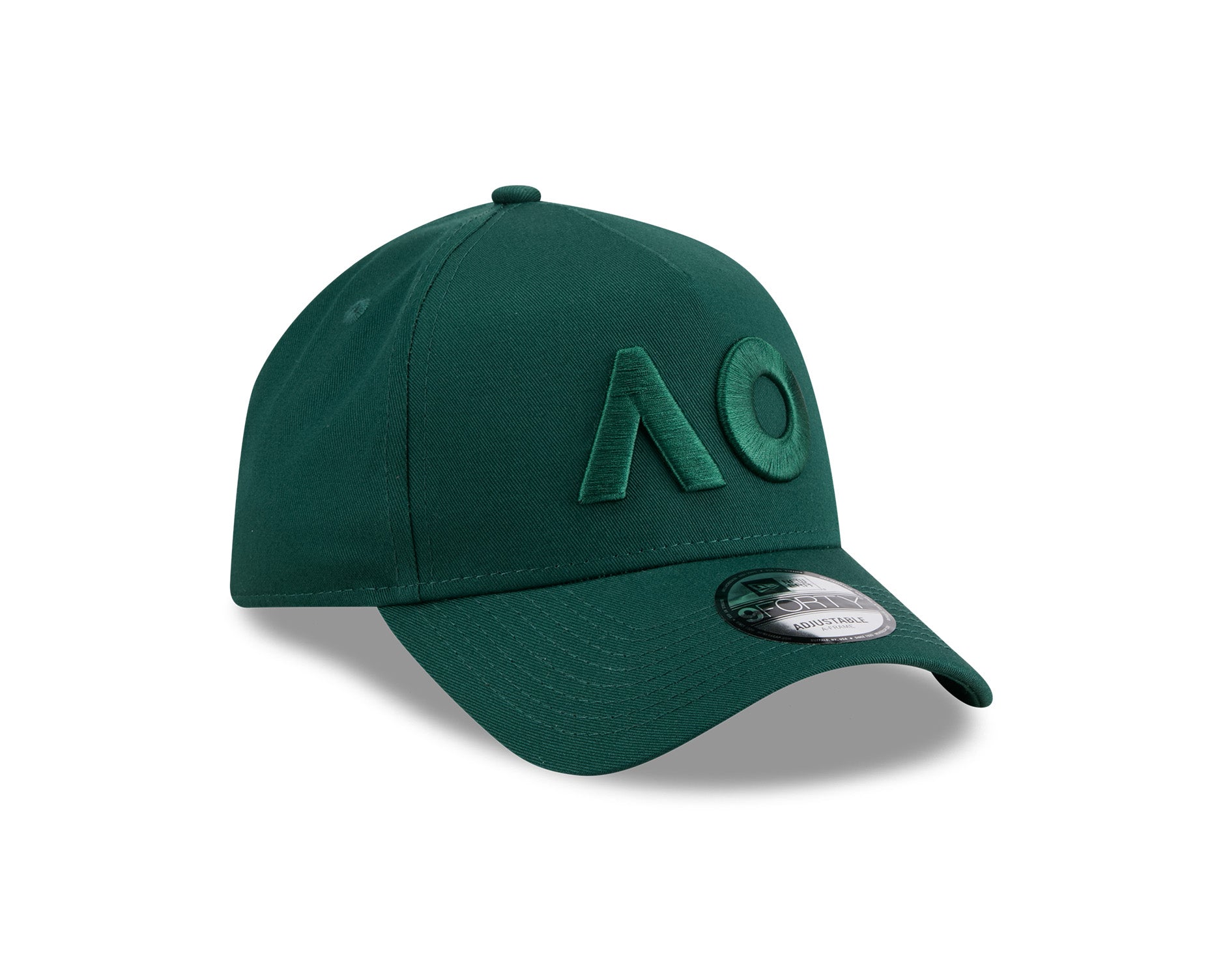 New Era 9Forty A-Frame Australian Open 2026 Seasonal Tonal Dark Green